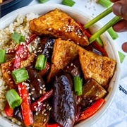 Spicy Eggplant and Tofu