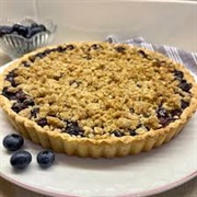 Lime and Blueberry Crumble Tarts