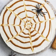 Biscoff Halloween Spiderweb Cheesecake