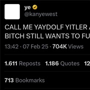 Kanye's Twitter Rants