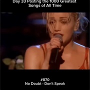 #429 Don't Speak by No Doubt