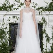 Dot Tulle Wedding Cape