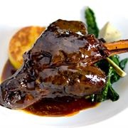 Lamb Shanks in Red Wine Gravy