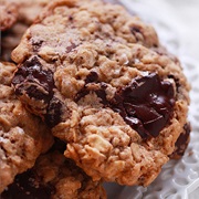 Oatmeal, Ginger, and Chocolate Chunk Cookie