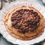 Upside Down Apple Pecan Pie