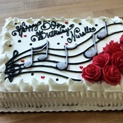 Music Birthday Cake