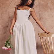 Contrasting Color Visible Corset Cups