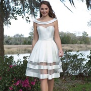 Stripes of Sheer Fabric