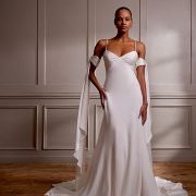 Satin Arm Cuffs With Hanging "Sleeves"