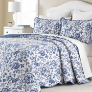 Blue and White Delft-Inspired Bedding