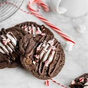 Gluten-Free Peppermint Hot Chocolate Cookie
