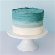 "Reverse Ombre" Cake