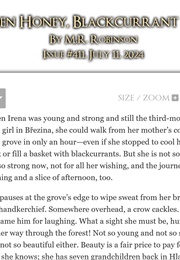 Linden Honey, Blackcurrant Wine (M.R. Robinson)