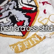 Finish a Cross Stitch