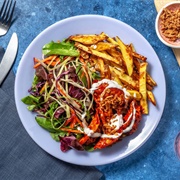 Gochujang Glazed Veggie Gyoza
