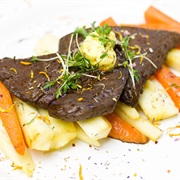 Seitan Schnitzel With Vegetables