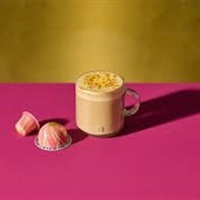 Sweet Almond and Hibiscus Latte