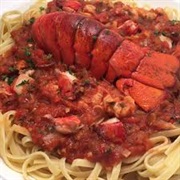Tomato Pasta With Lobster