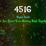 #8536 We Are Never Ever Getting Back Together by Taylor Swift