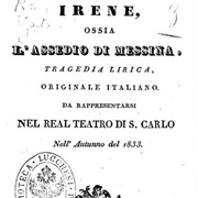 Irene, Ossia L'assedio Di Messina (Pacini)