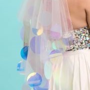 Bridal Veil With Giant Sequins