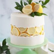 Fault Line Cake With Fruit