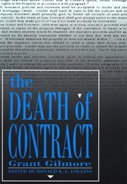 The Death of Contract (Grant Gilmore)