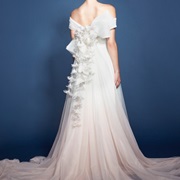 Flower Garlands Hanging on Dress