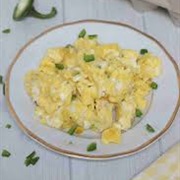 Mămăligă Scrambled Eggs