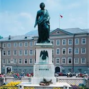 Mozart Monument, Salzburg, Austria