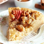 Apple Kladdkaka With Crumb Top