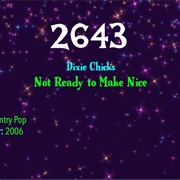 #8027 Not Ready to Make Nice by the Dixie Chicks