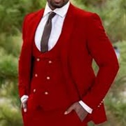 Decorative Buttons on Suit