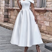 Ankle Length Wedding Dress