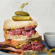 Montreal-Style Smoked Meat Sandwich