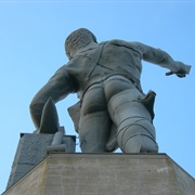 Vulcan Statue Backside (The "Moon"), Birmingham, AL