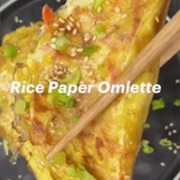 Rice Paper Omelette