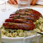 Grilled Lamb Sausage