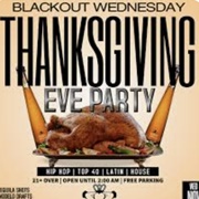 Thanksgiving Eve (Blackout Wednesday)