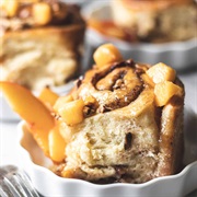 Peach Pecan Sticky Bun