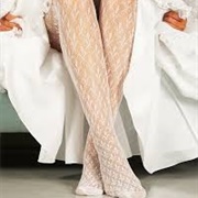 Lace Tights With Wedding Dress