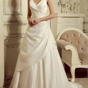 Two-Tier Satin Skirt (Diagonal Top Layer)