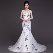 Colored Thread Embroidery on Dress