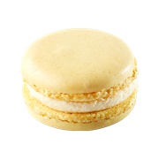 Orange Blossom Crema Macaron Ice Cream Sandwich