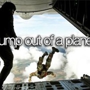 Jump Out off a Plane