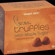 Cocoa Truffles With Maple Sugar