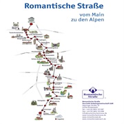 Romantische Straße Von Würzburg Nach Füssen