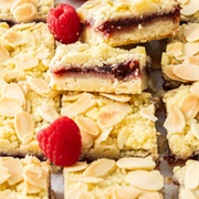 Brown Butter Raspberry Shortbread