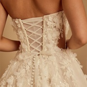 Lacing With Fabric Layer Underneath