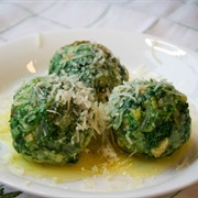 Spinach Parmesan Knödel